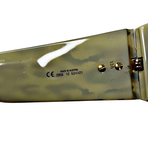 Authentic Christian Dior Slimane Archive Kurt Cobain Leopard Motif Sunglasses - Picture 8 of 8